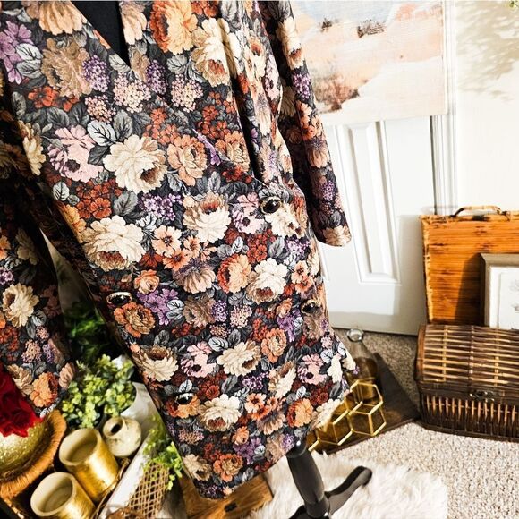 Vtg Gilberti Floral Design Blazer Jacket Sz 22w - Picture 15 of 15